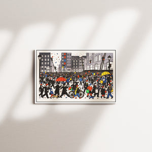 lemon shade — white frame