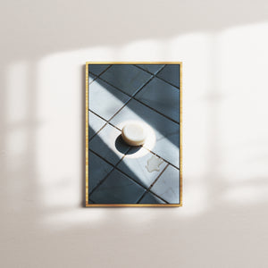 linen beacon — oak frame