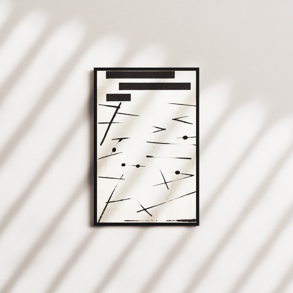 linen chorus — black frame