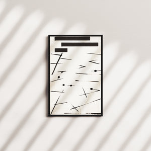 linen chorus — black frame