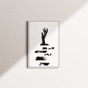 linen foundation — white frame