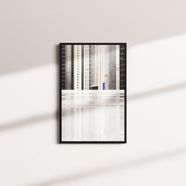 linen harbor — black frame