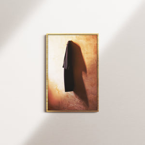 linen hour — oak frame