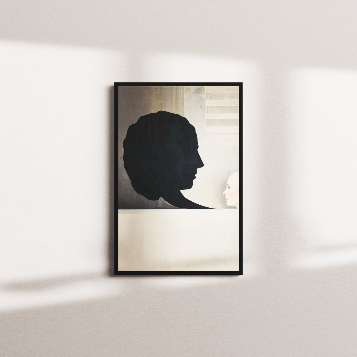 linen lumen — black frame