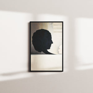 linen lumen — black frame