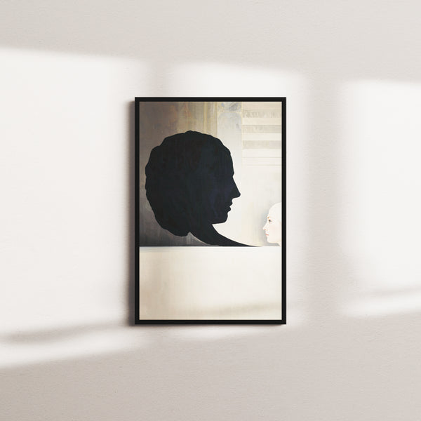 linen lumen — black frame