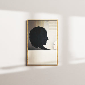 linen lumen — oak frame