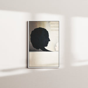 linen lumen — white frame
