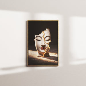 linen shift — oak frame