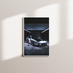 linen signal — white frame