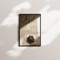 linen stone — black frame