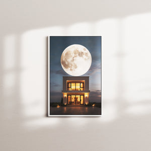 linen tone — white frame