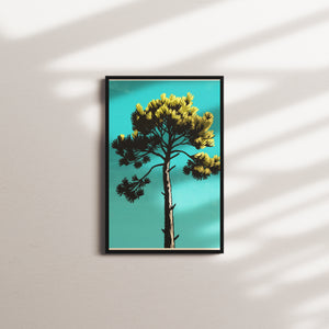 lively branches — black frame