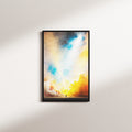 marigold afterglow — black frame