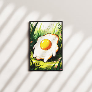 marigold bloom — black frame