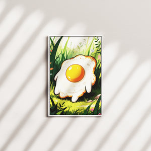 marigold bloom — white frame