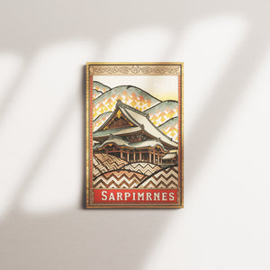 marigold crest variation — oak frame