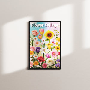 marigold petal variation — black frame