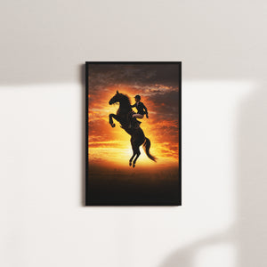 midflight elegance — black frame