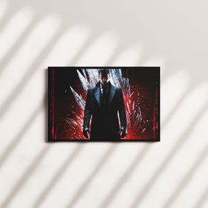 midnight canvas — black frame