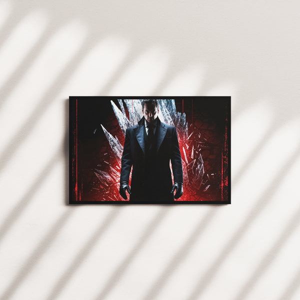 midnight canvas — black frame