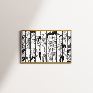 midnight signal — oak frame