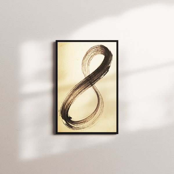 midnight stillness — black frame