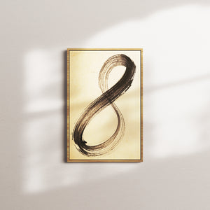 midnight stillness — oak frame