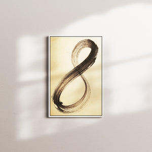 midnight stillness — white frame
