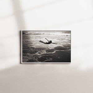 midnight tide — white frame