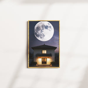 moonlit abode — oak frame
