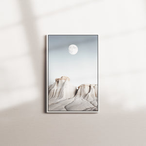 moonlit elegance — white frame
