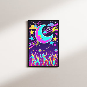moonlit rhapsody — black frame