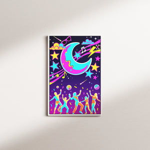 moonlit rhapsody — white frame
