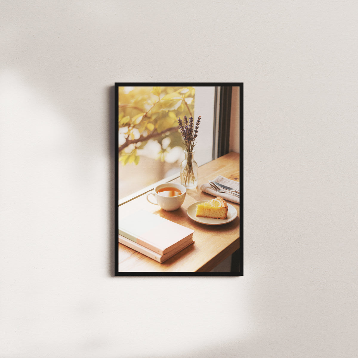 morning whispers — black frame