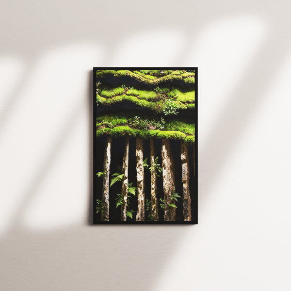 moss beacon — black frame
