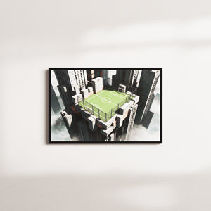 moss hour study — black frame