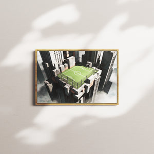 moss hour study — oak frame