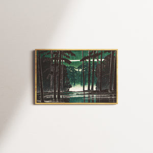 moss pine — oak frame