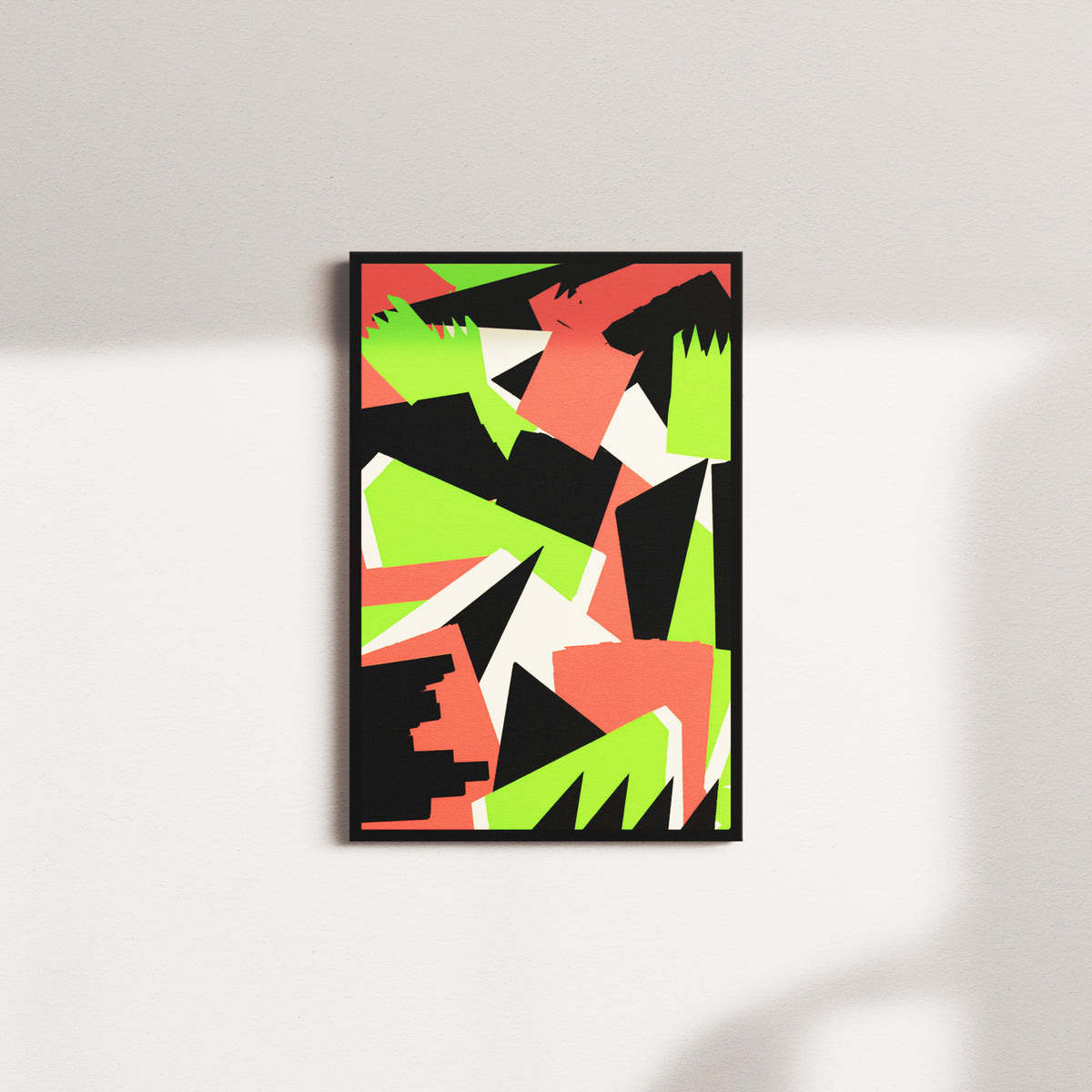 moss structure — black frame