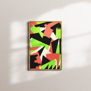 moss structure — oak frame