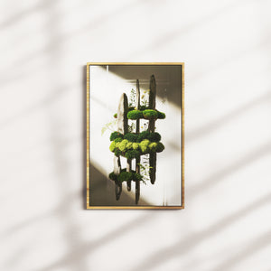 mossy ascension — oak frame