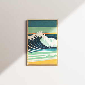 ocean surge — oak frame