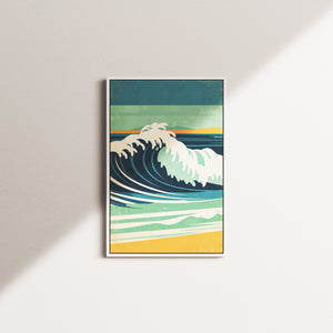 ocean surge — white frame