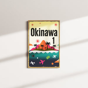 okinawan escape — oak frame