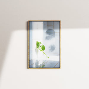 olive afterglow — oak frame