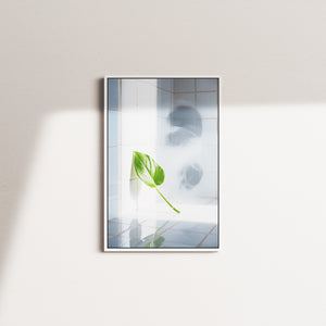 olive afterglow — white frame