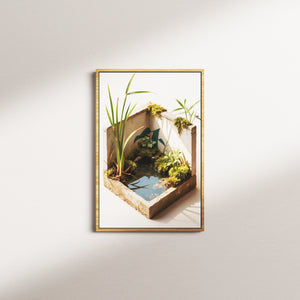 olive crossing nocturne — oak frame