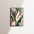 olive emblem — black frame