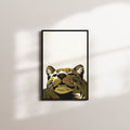 olive horizon — black frame